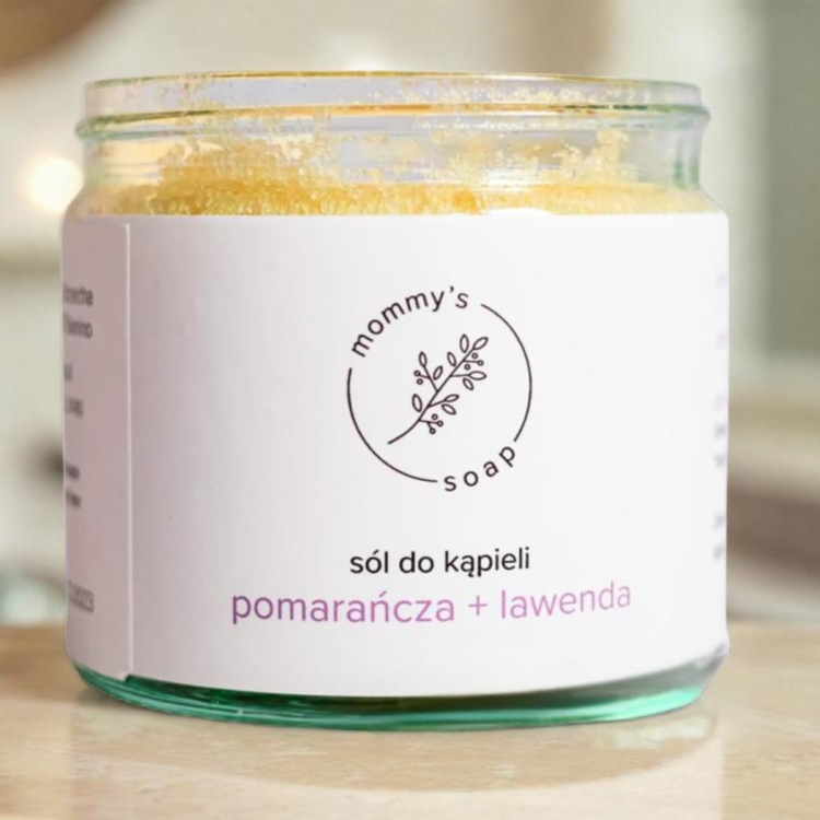 Sól do kąpieli pomarańcza lawenda mommys soap