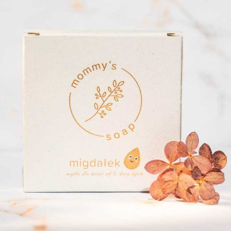 Naturalne mydło dla dzieci migdałek Mommys Soap