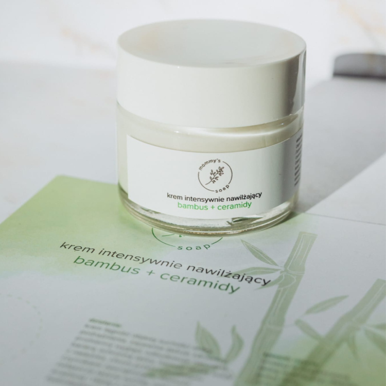 Krem intensywnie nawilżający BAMBUS i CERAMIDY Mommys Soap