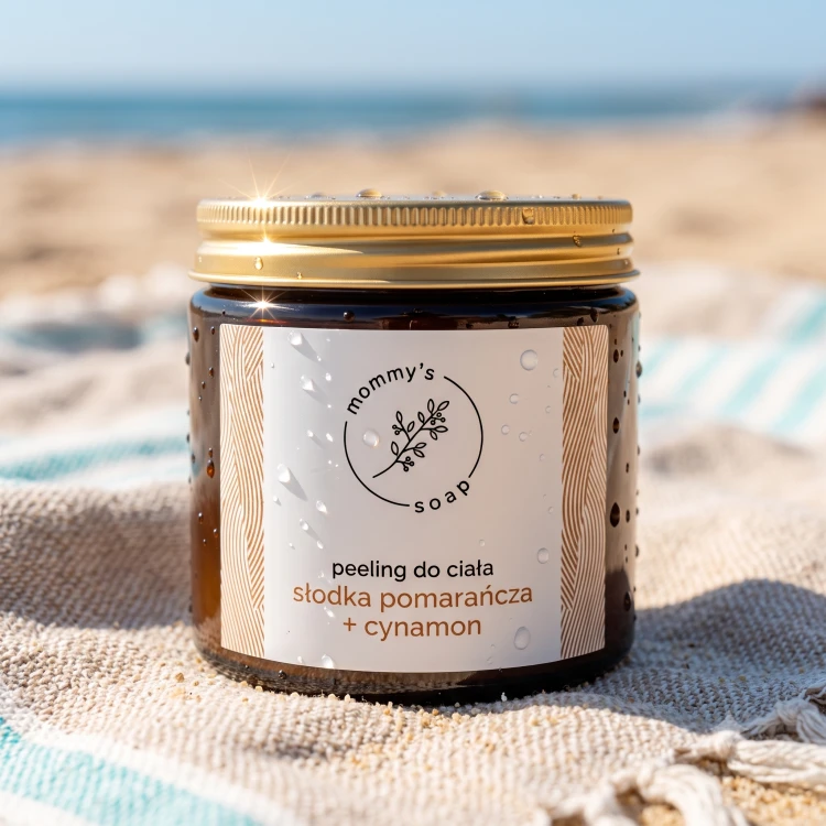Peeling do ciała słodka pomarańcza cynamon Mommys Soap