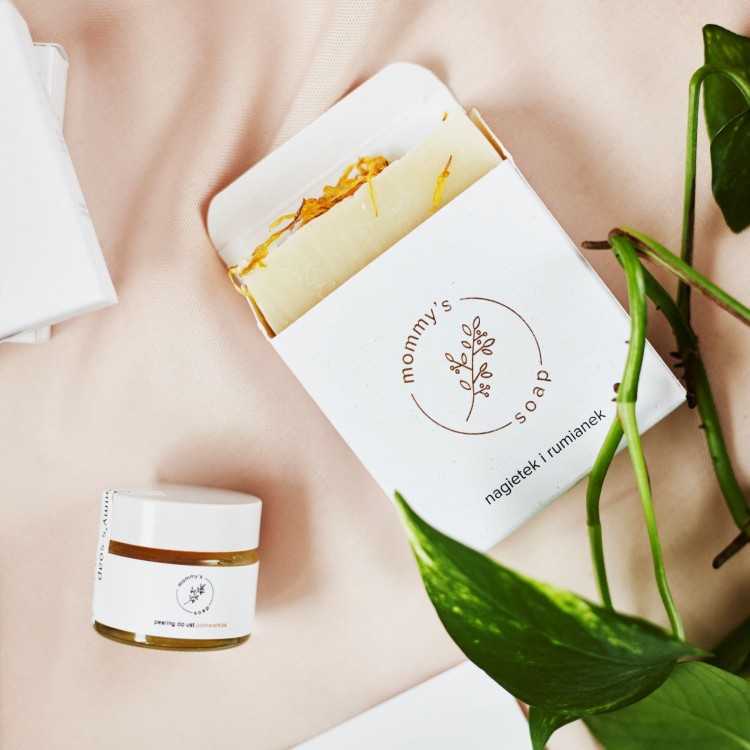 Naturalne mydło nagietek i rumianek Mommys Soap