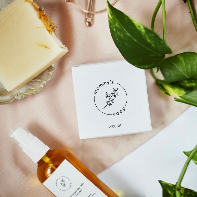 Mydło naturalne węgiel Mommys Soap